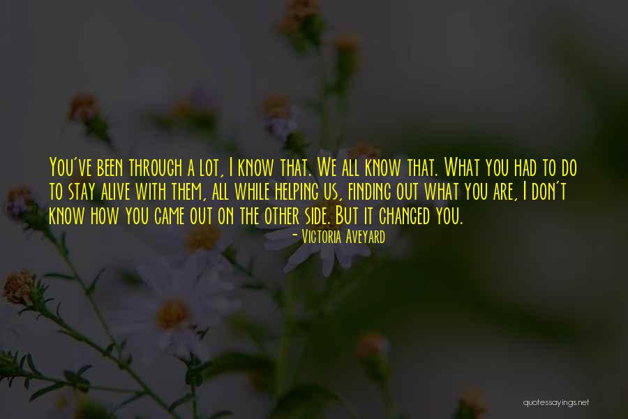 All We've Been Through Quotes By Victoria Aveyard All We've Been Through Quotes By Victoria Aveyard