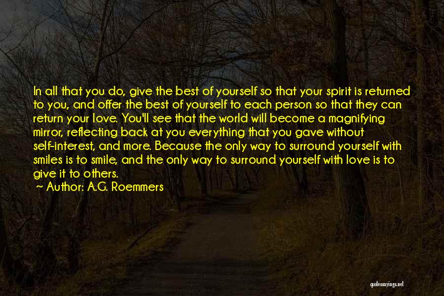 All You Can Do Your Best Quotes By A.G. Roemmers