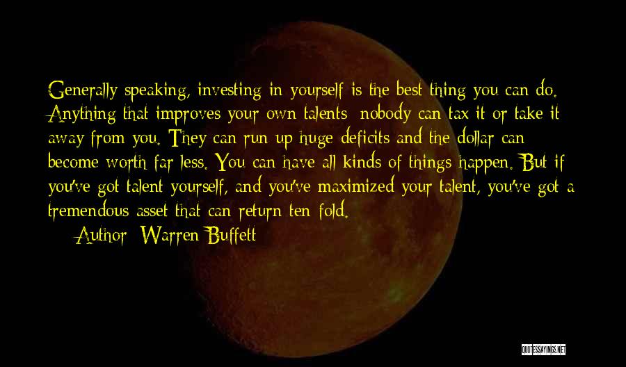 All You Can Do Your Best Quotes By Warren Buffett