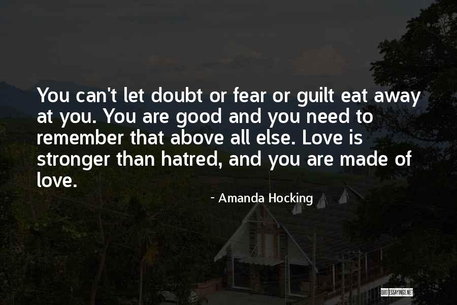 All You Need Is Love Quotes By Amanda Hocking