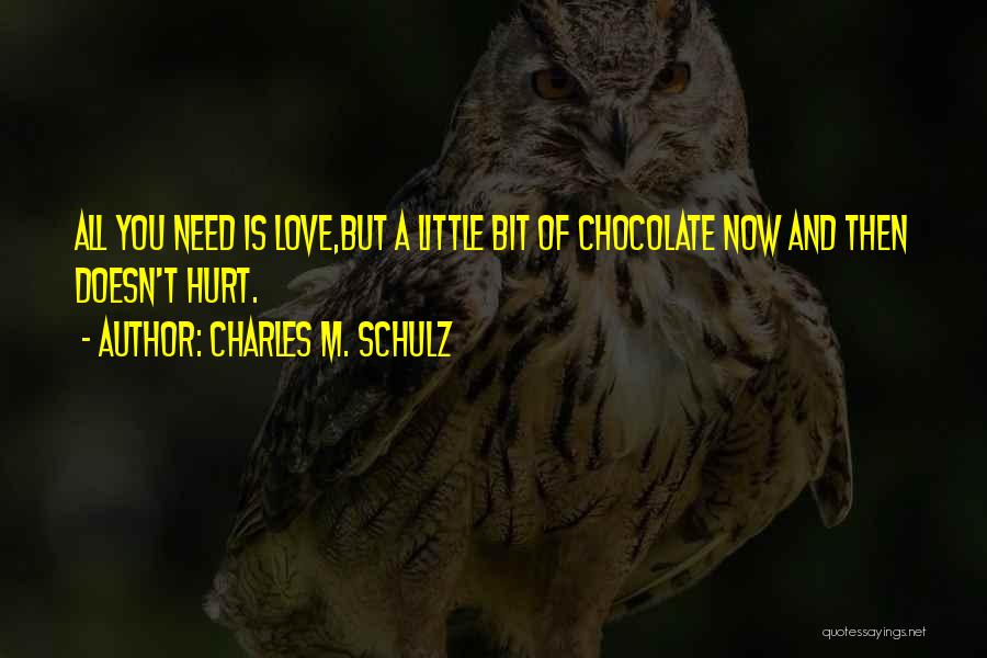 All You Need Love Quotes By Charles M. Schulz