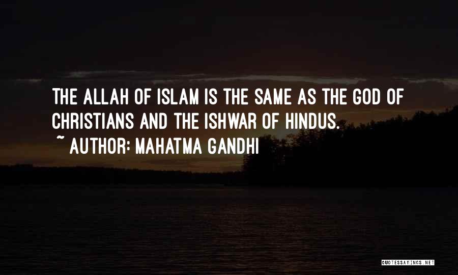Allah And Islam Quotes By Mahatma Gandhi