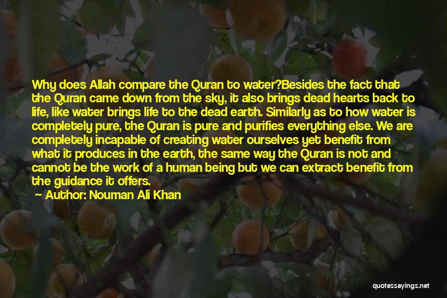Allah And Life Quotes By Nouman Ali Khan