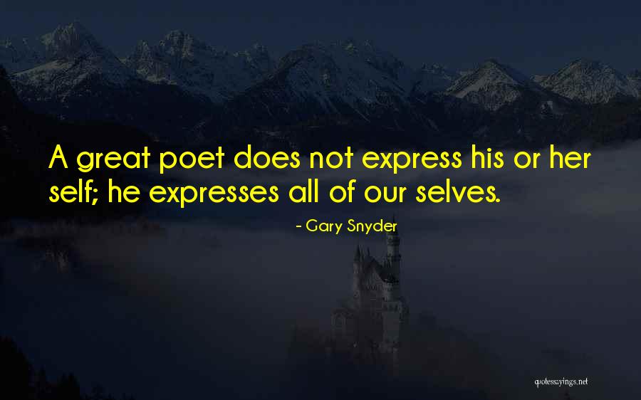 Allah Ease Quotes By Gary Snyder