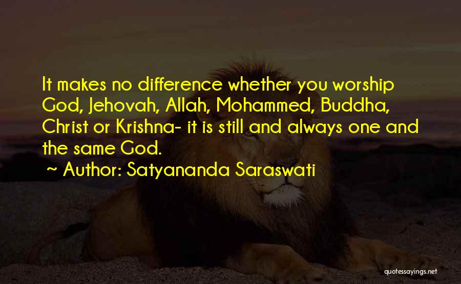 Allah Is With Me Always Quotes By Satyananda Saraswati