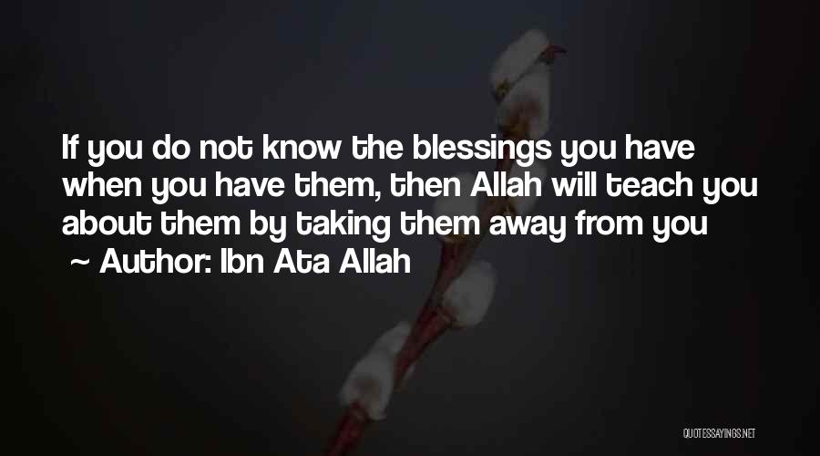 Allah Quotes By Ibn Ata Allah