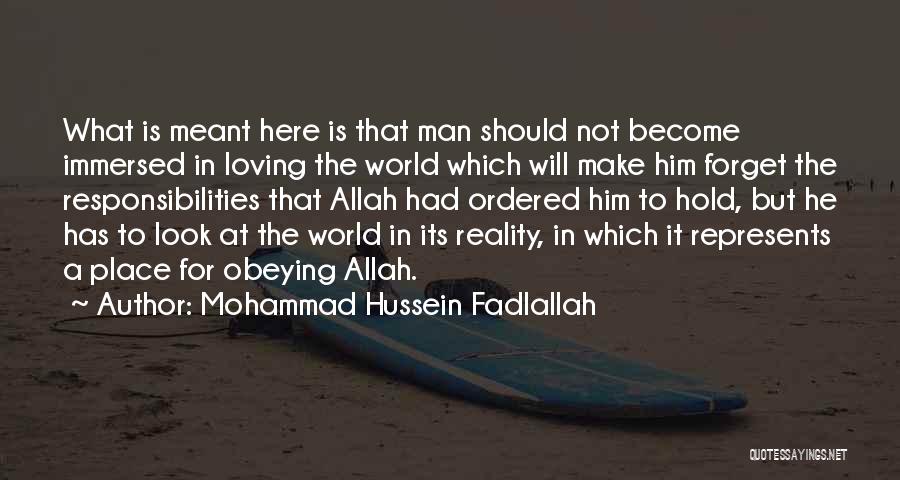 Allah Will Make A Way Quotes By Mohammad Hussein Fadlallah