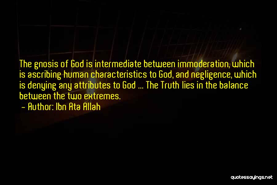 Allah's Attributes Quotes By Ibn Ata Allah