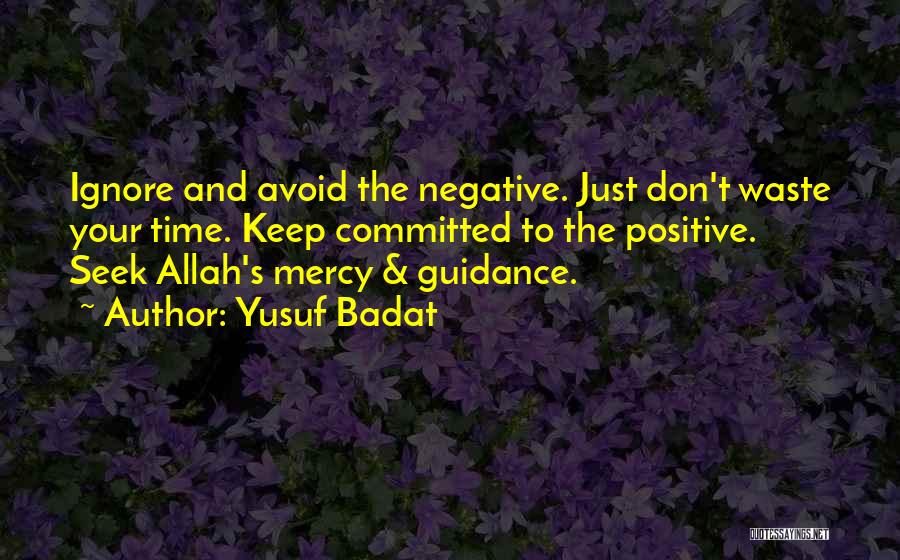 Allah's Mercy Quotes By Yusuf Badat