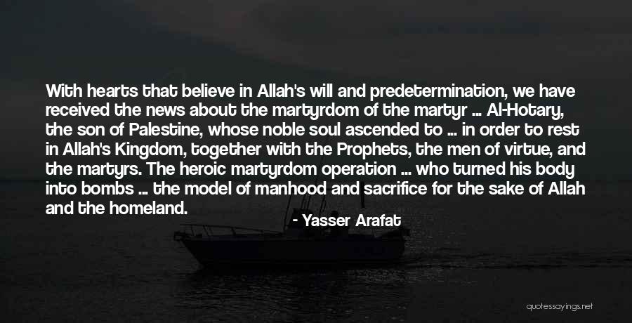 Allah's Quotes By Yasser Arafat Allah's Quotes By Yasser Arafat