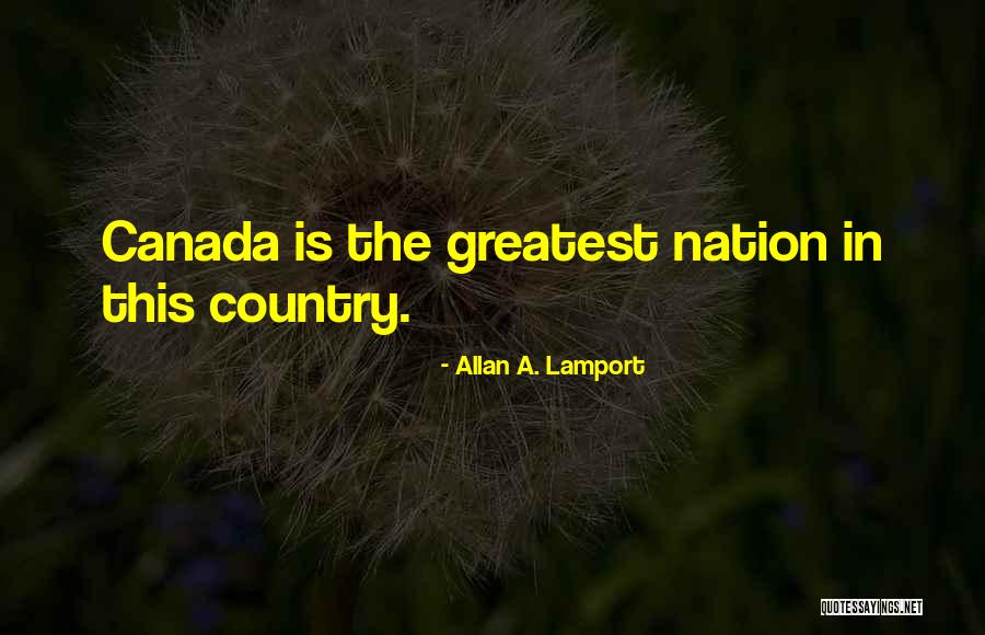 Allan A. Lamport Quotes 866889