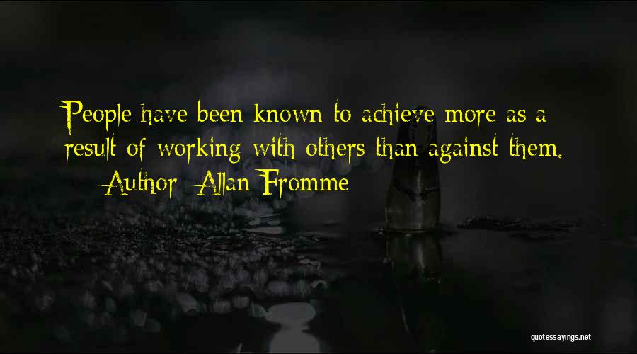 Allan Fromme Quotes 786092