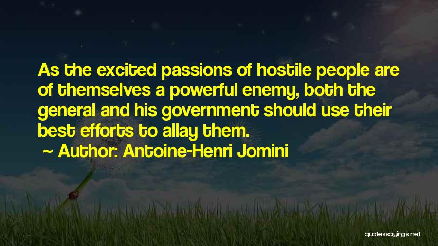 Allay Quotes By Antoine-Henri Jomini