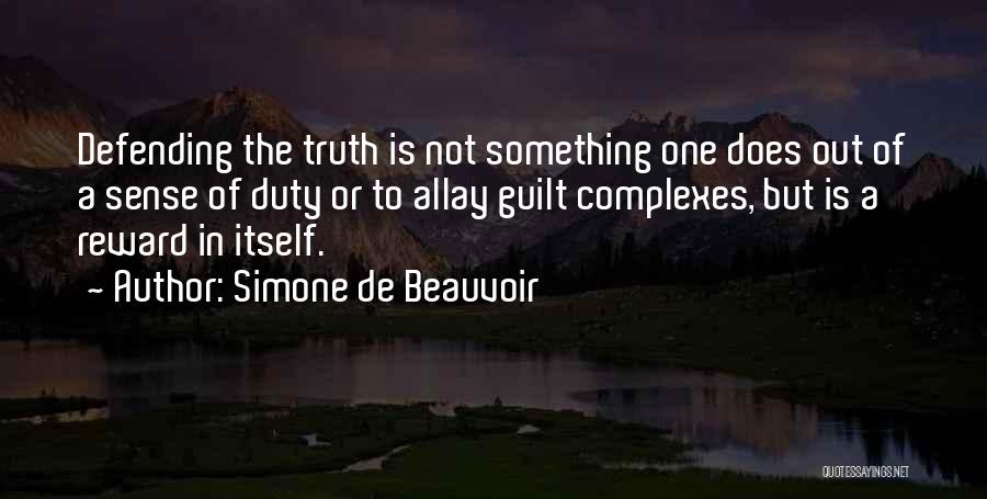 Allay Quotes By Simone De Beauvoir