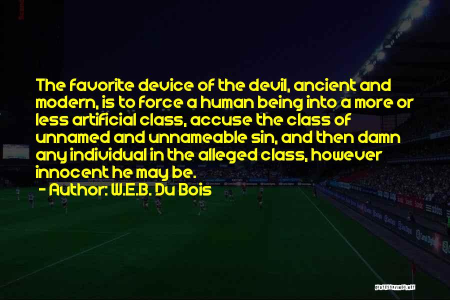 Alleged Quotes By W.E.B. Du Bois