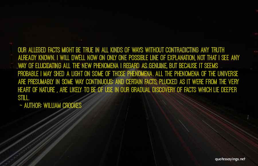 Alleged Quotes By William Crookes