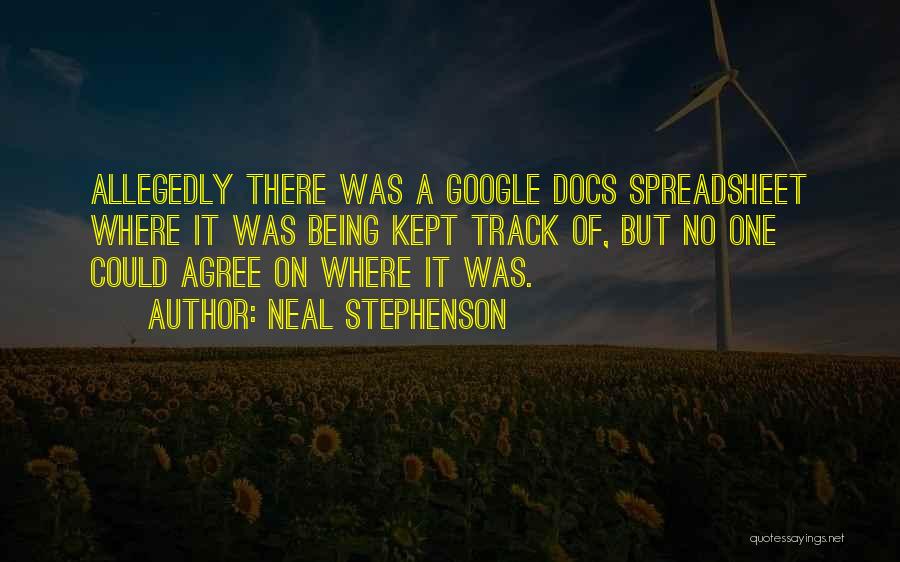 Allegedly Quotes By Neal Stephenson