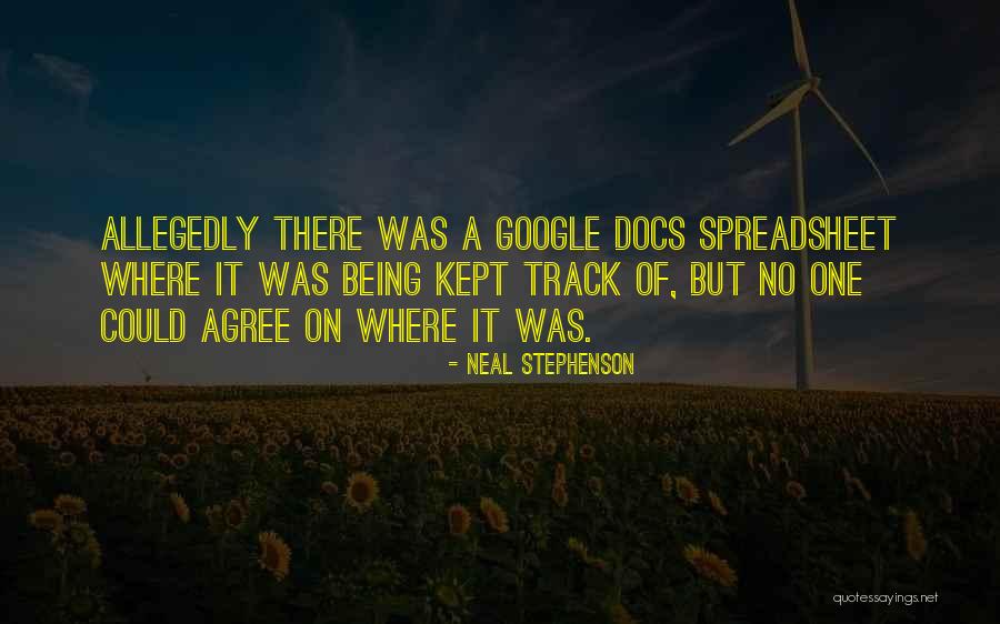 Allegedly Quotes By Neal Stephenson