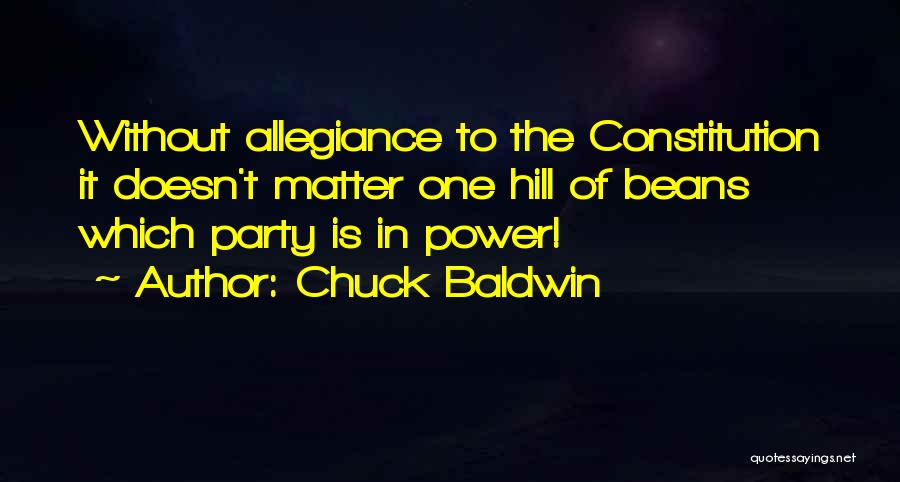 Allegiance Quotes By Chuck Baldwin