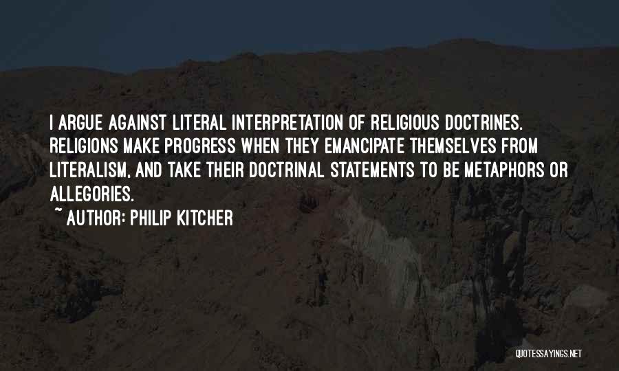 Allegories Quotes By Philip Kitcher