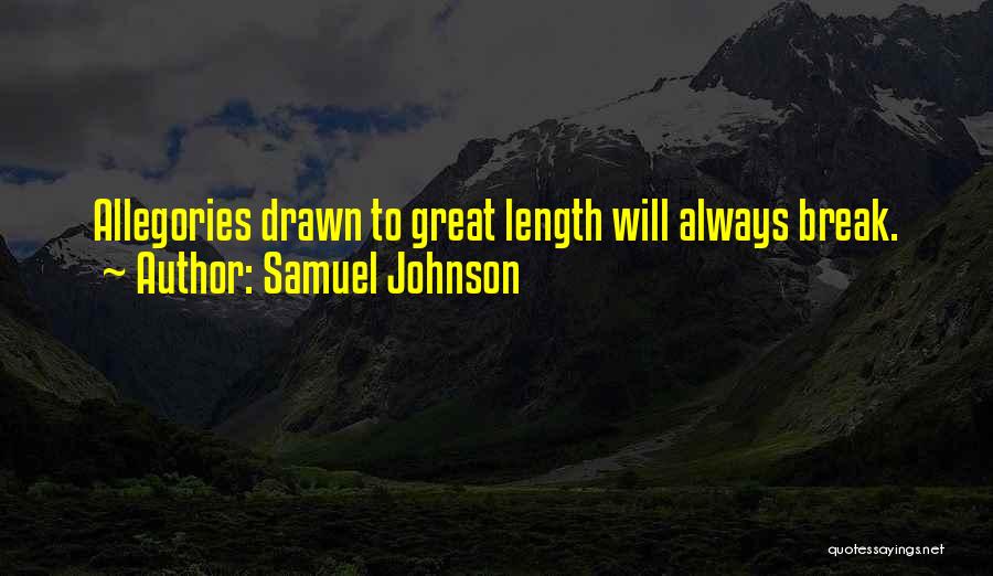 Allegories Quotes By Samuel Johnson