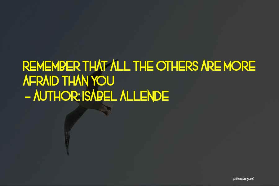 Allende Isabel Quotes By Isabel Allende