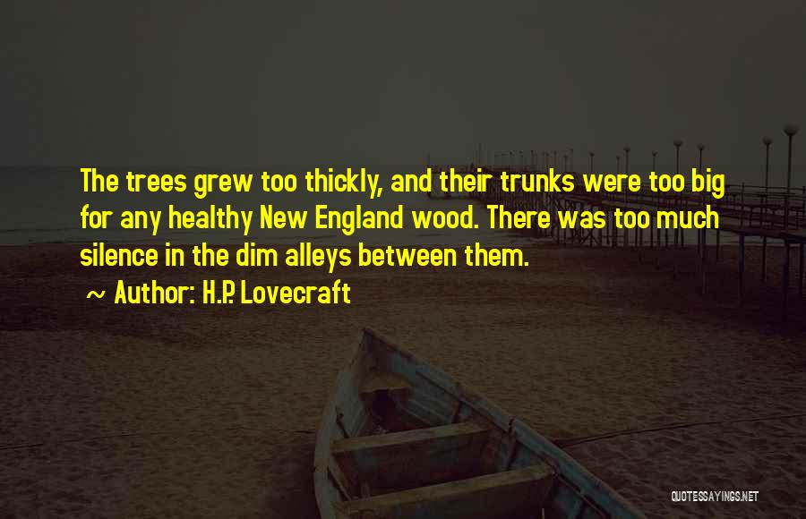 Alleys Quotes By H.P. Lovecraft