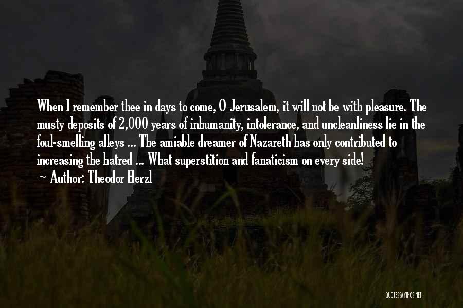 Alleys Quotes By Theodor Herzl