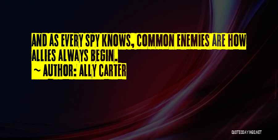 Allies And Enemies Quotes By Ally Carter