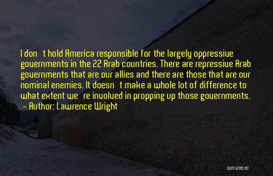 Allies And Enemies Quotes By Lawrence Wright