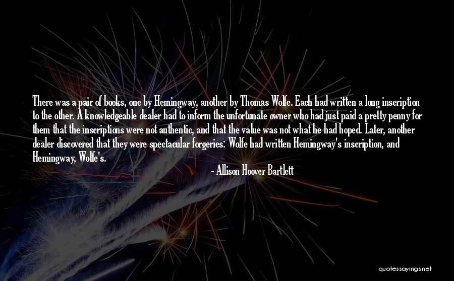Allison Hoover Bartlett Quotes 1433097 Allison Hoover Bartlett Quotes 1433097