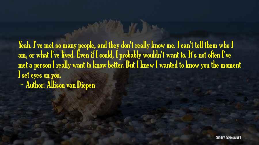 Allison Van Diepen Quotes 766241