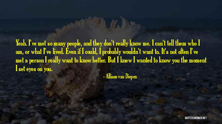 Allison Van Diepen Quotes 766241