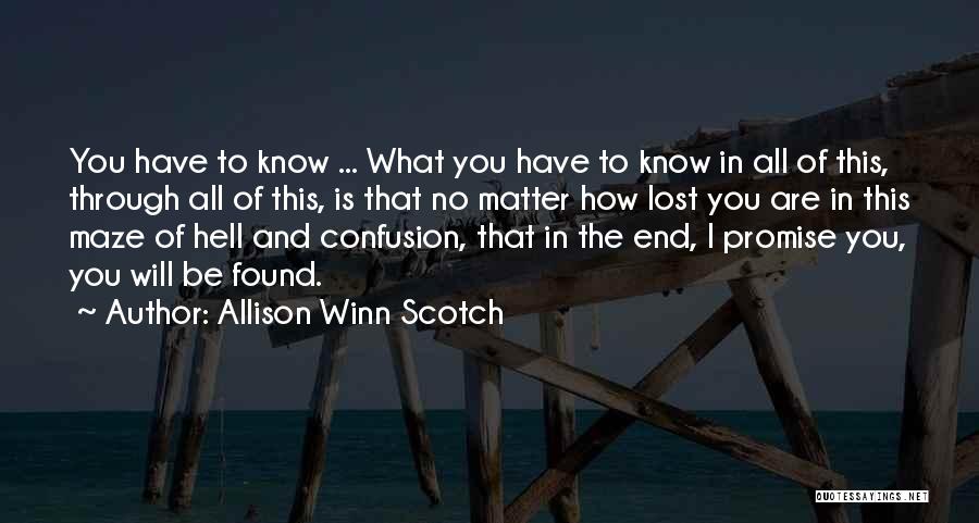 Allison Winn Scotch Quotes 269491