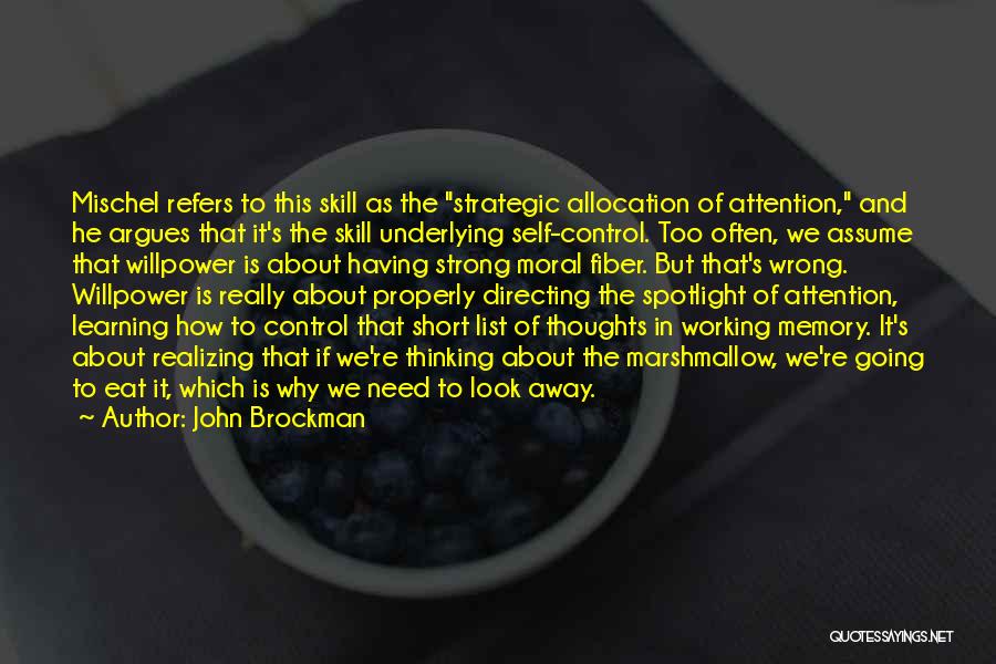 Allocation Quotes By John Brockman