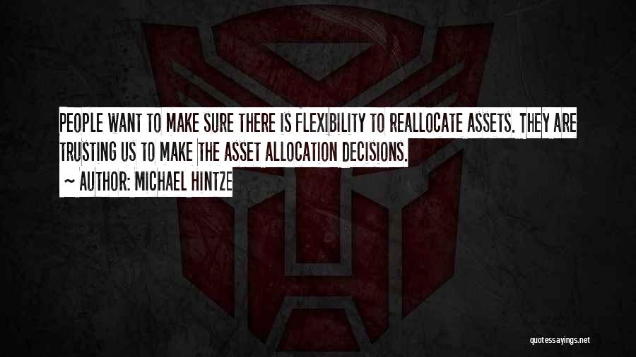 Allocation Quotes By Michael Hintze