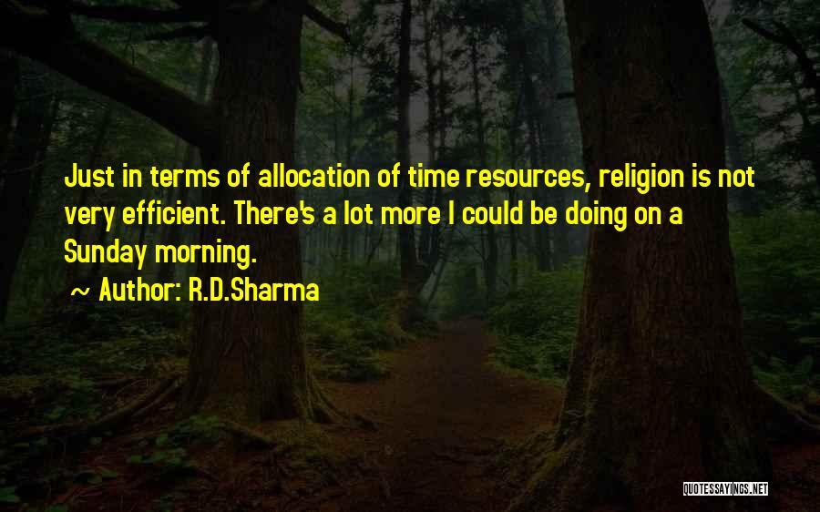 Allocation Quotes By R.D.Sharma