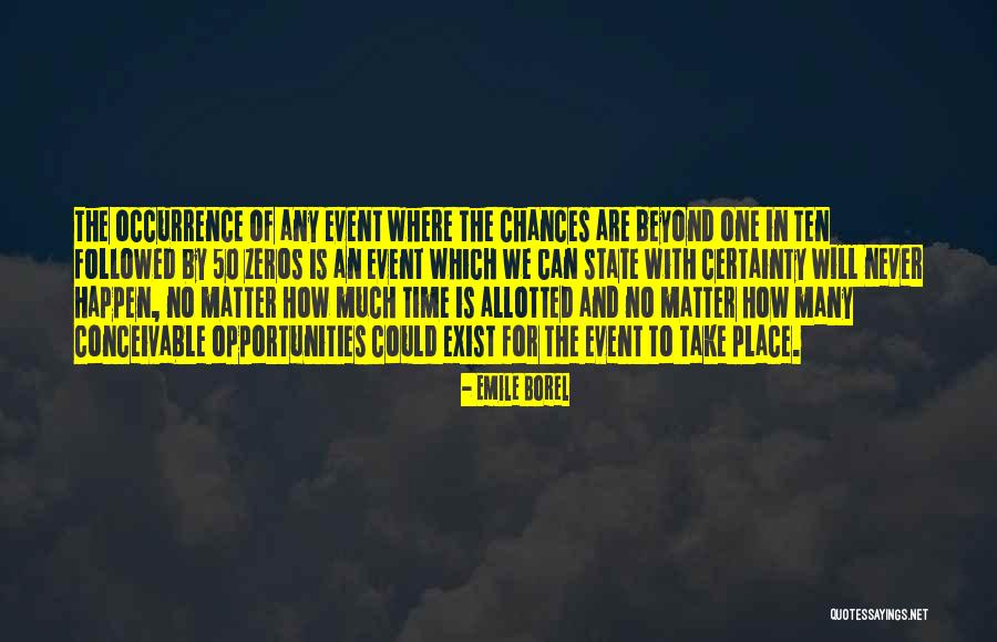 Allotted Time Quotes By Emile Borel Allotted Time Quotes By Emile Borel