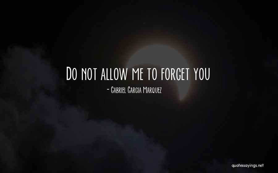 Allow Me To Love You Quotes By Gabriel Garcia Marquez