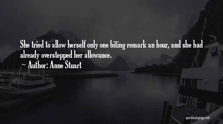 Allowance Quotes By Anne Stuart