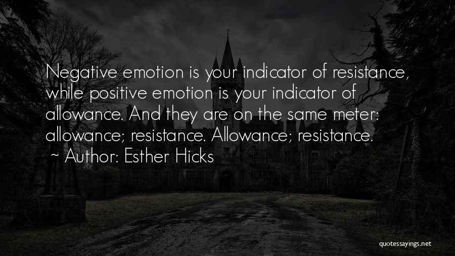 Allowance Quotes By Esther Hicks