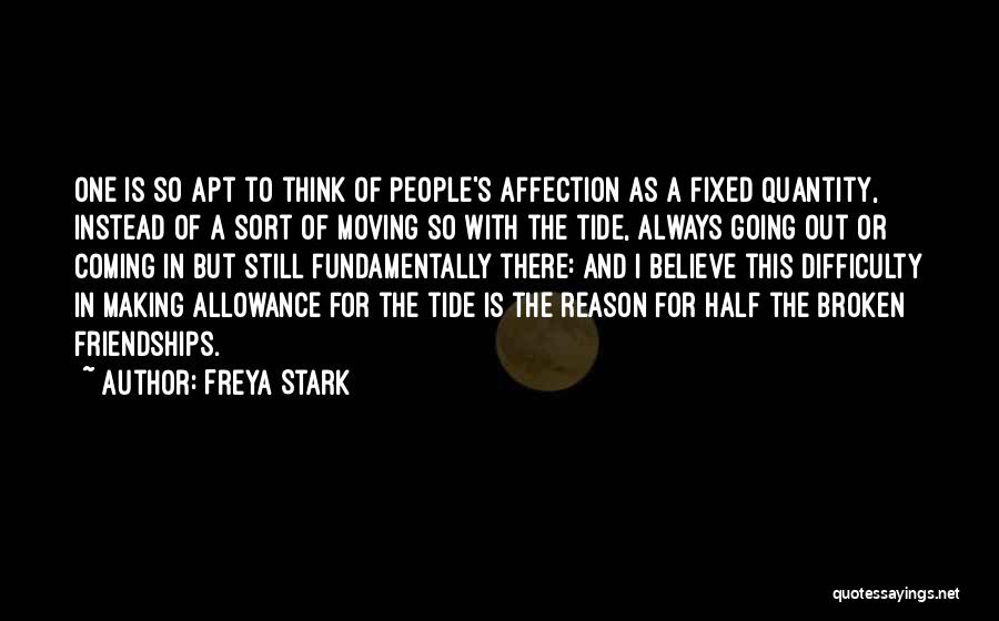 Allowance Quotes By Freya Stark