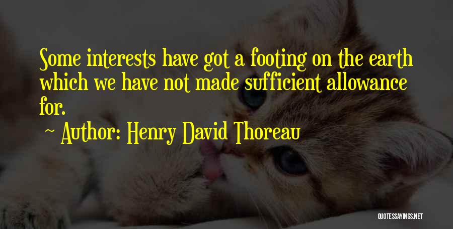 Allowance Quotes By Henry David Thoreau