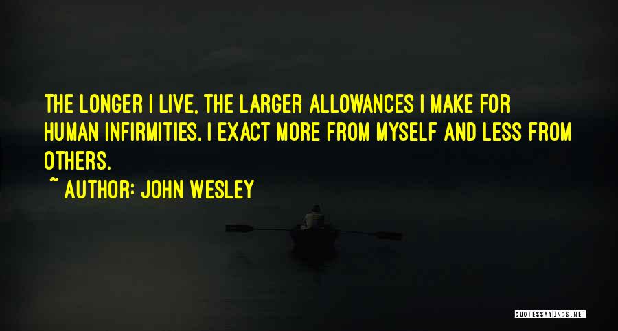Allowance Quotes By John Wesley