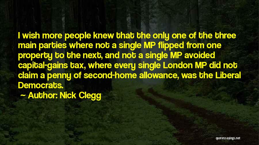 Allowance Quotes By Nick Clegg