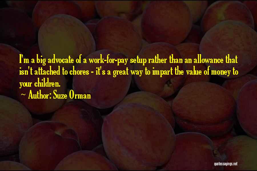 Allowance Quotes By Suze Orman