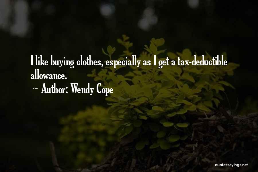 Allowance Quotes By Wendy Cope