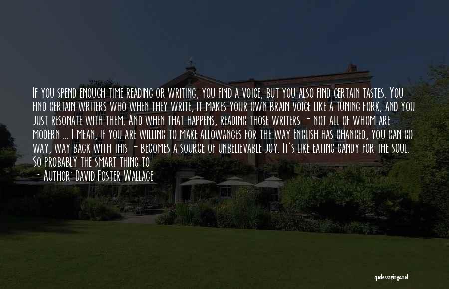 Allowances Quotes By David Foster Wallace