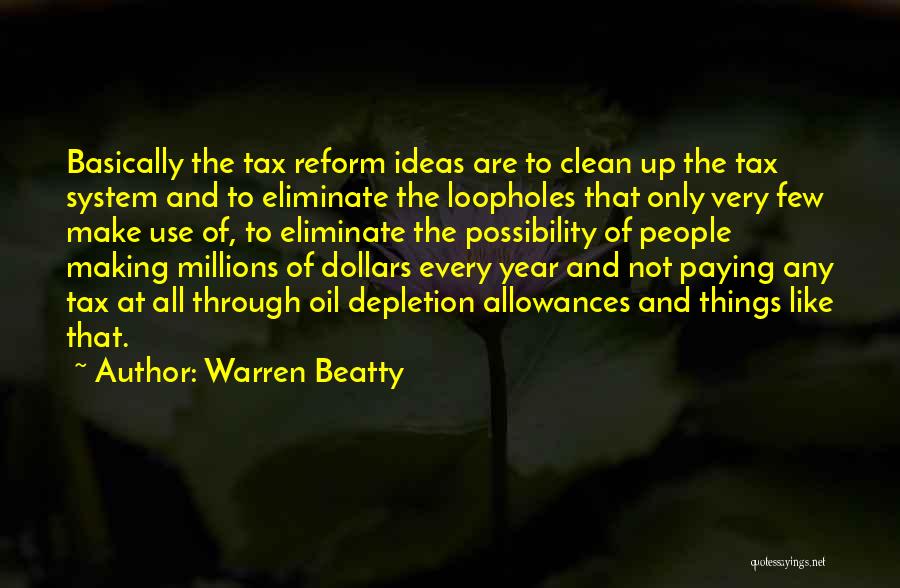 Allowances Quotes By Warren Beatty