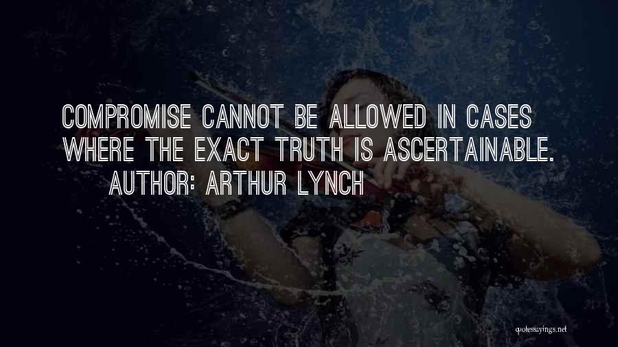 Allowed Quotes By Arthur Lynch